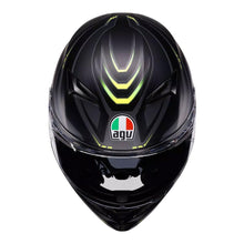 AGV K3 SYTH MATT BLACK/FLURO YELLOW HELMET