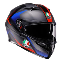 AGV K3 STRIGA MATT BLACK/BLUE/RED HELMET