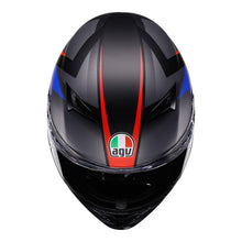 AGV K3 STRIGA MATT BLACK/BLUE/RED HELMET
