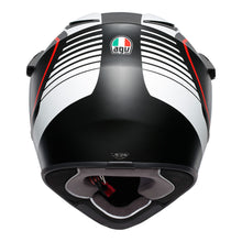 AGV AX9 PACIFIC ROAD MULTI MATT BLACK/WHITE/RED HELMET