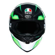 AGV K1 S KRIPTON BLACK/GREEN HELMET
