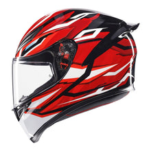 AGV K1 S LION BLACK/RED WHITE HELMET