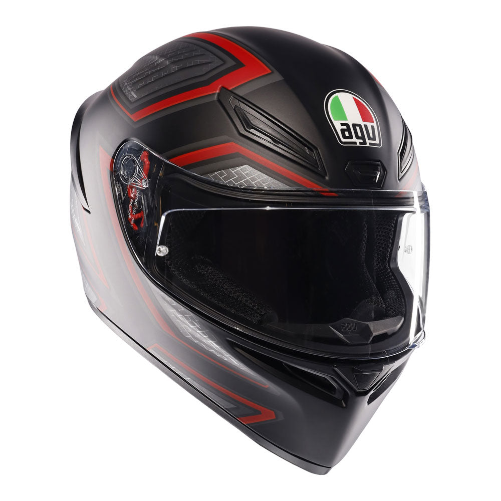 agv k1 matt AGV K1 S SLING MATT BLACK/RED HELMET