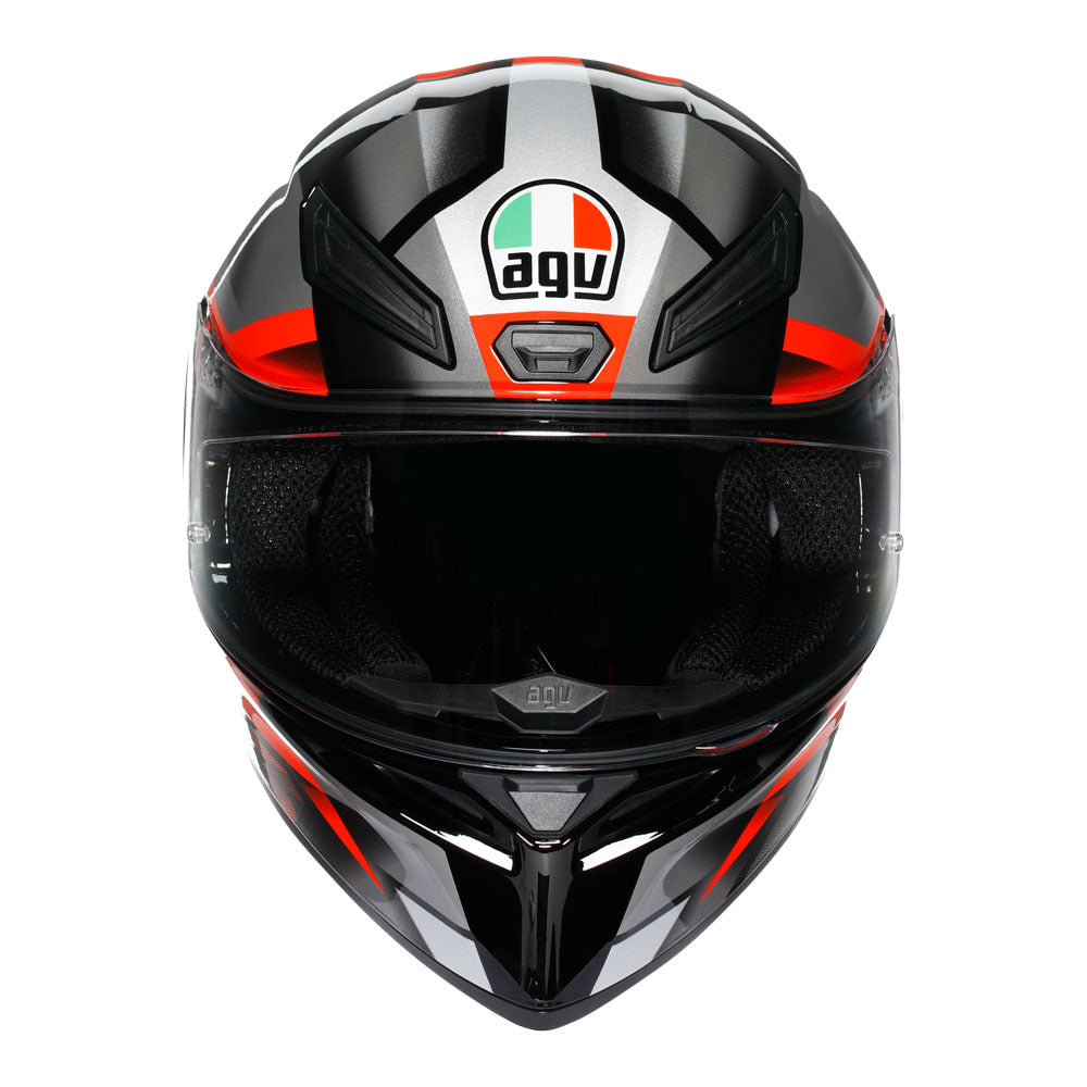 agv k1 large AGV K1 S FASTLAP BLACK/GREY/RED HELMET