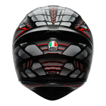 AGV K1 S LYZARD BLACK/GREY/RED HELMET