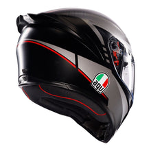 AGV K1 S LAP MATT BLACK/GREY/RED HELMET