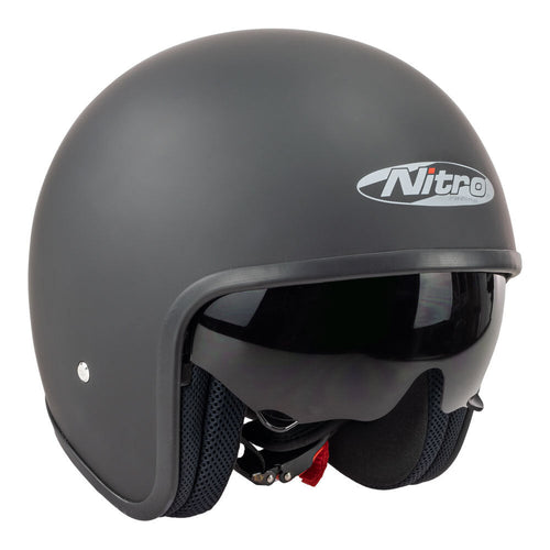 NITRO X606V SATIN BLACK HELMET