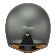 NITRO MX502 RETRO SATIN GRAPHITE HELMET