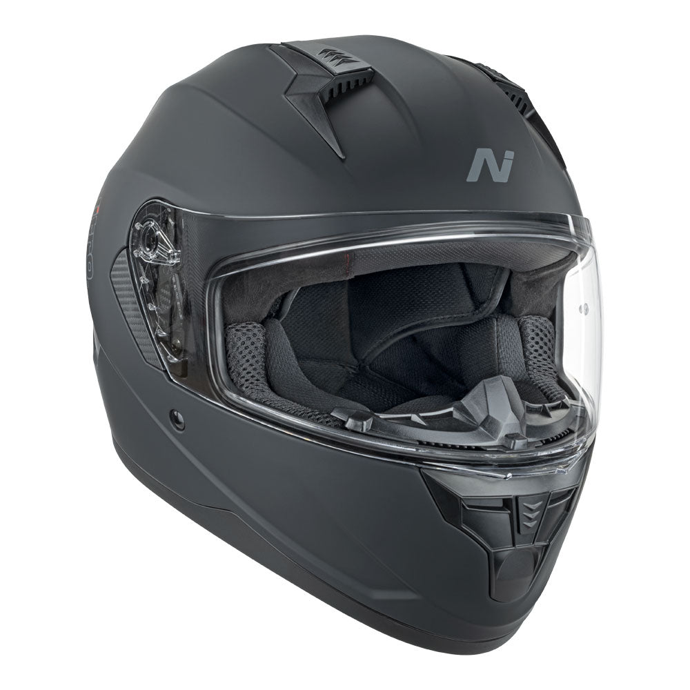 NITRO N670 SATIN BLACK HELMET