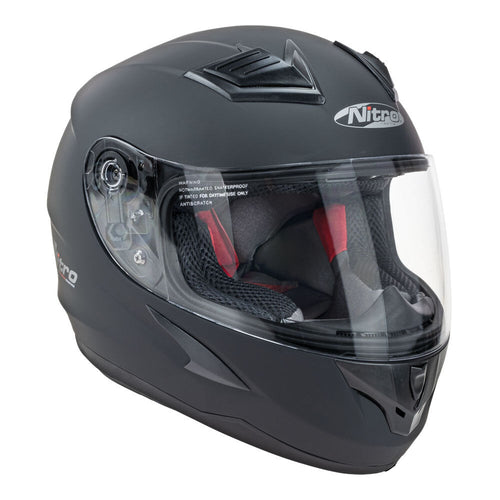 NITRO N2300 SATIN BLACK YOUTH HELMET