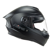 NITRO N700 SATIN BLACK HELMET