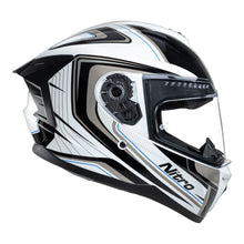 NITRO N700 BLACK/WHITE/GUNMETAL HELMET