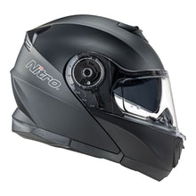 NITRO F160 SATIN BLACK MODULAR HELMET