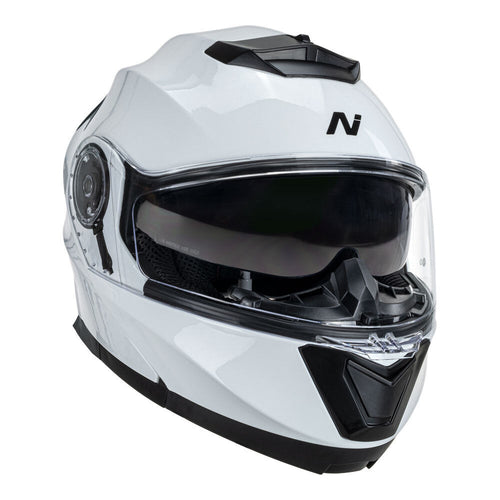 NITRO F160 GLOSS WHITE MODULAR HELMET