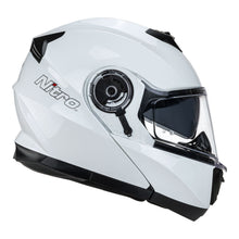 NITRO F160 GLOSS WHITE MODULAR HELMET
