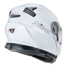 NITRO F160 GLOSS WHITE MODULAR HELMET