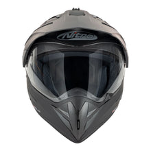 NITRO MX730 SATIN BLACK ADVENTURE HELMET