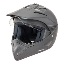 NITRO MX730 SATIN BLACK ADVENTURE HELMET