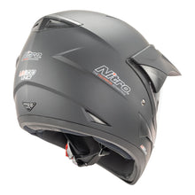 NITRO MX730 SATIN BLACK ADVENTURE HELMET