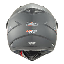 NITRO MX730 SATIN BLACK ADVENTURE HELMET