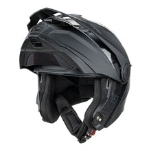 NITRO FA1650 DVS SATIN BLACK ADVENTURE MODULAR HELMET