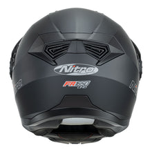 NITRO FA1650 DVS SATIN BLACK ADVENTURE MODULAR HELMET