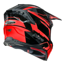 NITRO MX710 SHARD II MOTOCROSS HELMET RED/BLACK