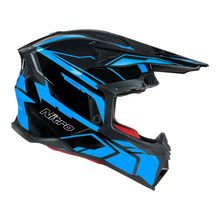 NITRO MX710 SHARD II MOTOCROSS HELMET BLUE/BLACK