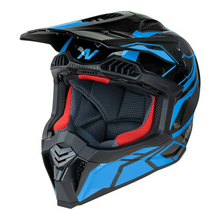 NITRO MX710 SHARD II MOTOCROSS HELMET BLUE/BLACK