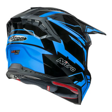 NITRO MX710 SHARD II MOTOCROSS HELMET BLUE/BLACK