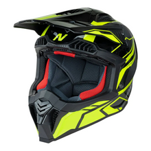 NITRO MX710 SHARD II MOTOCROSS HELMET FLURO YELLOW/BLACK