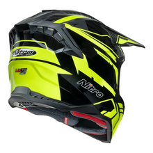 NITRO MX710 SHARD II MOTOCROSS HELMET FLURO YELLOW/BLACK