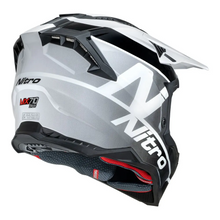 NITRO MX710 ONYX MOTOCROSS HELMET WHITE/GREY