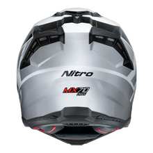 NITRO MX710 ONYX MOTOCROSS HELMET WHITE/GREY