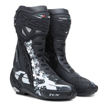 TCX RT-RACE MOTOCROSS BOOTS BLACK/WHITE/GREY