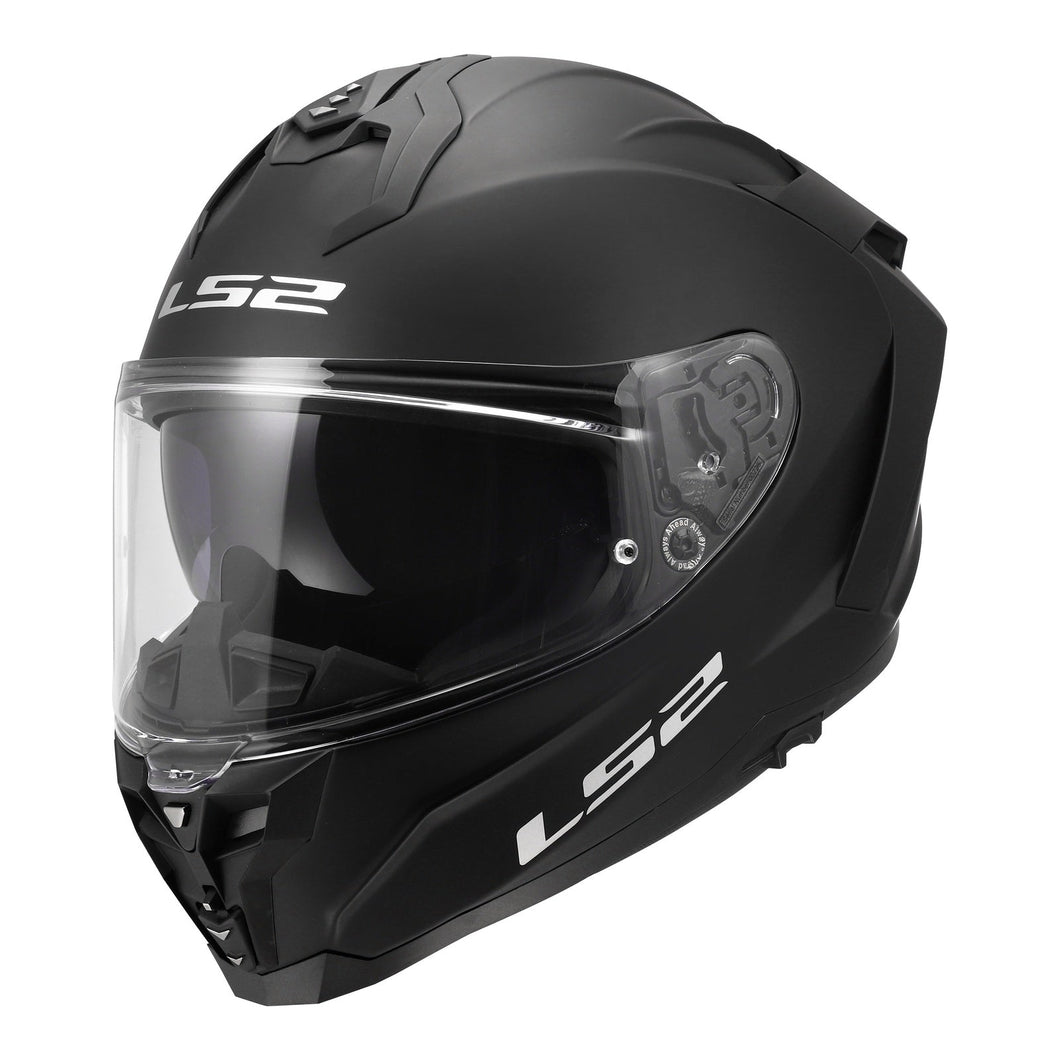 LS2 FF817 CHALLENGER II SOLID HELMET - MATT BLACK