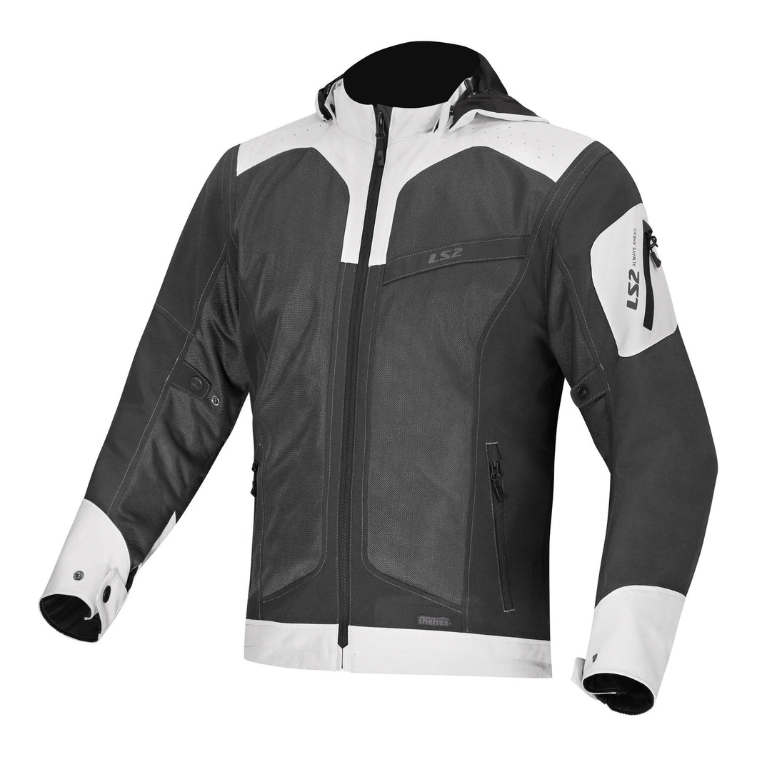 LS2 BOLTON AIR MAN JACKET - GREEN / GREY