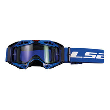 LS2 AURA GOGGLE - BLUE WITH CLEAR LENS