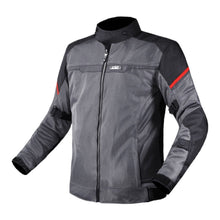 LS2 RIVA MEN'S JACKET - BLACK / DARK GREY / RED