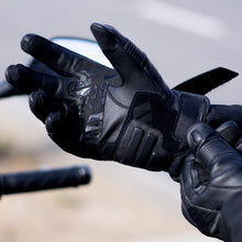 LS2 OCTANE MEN'S LEATHER GLOVES - BLACK