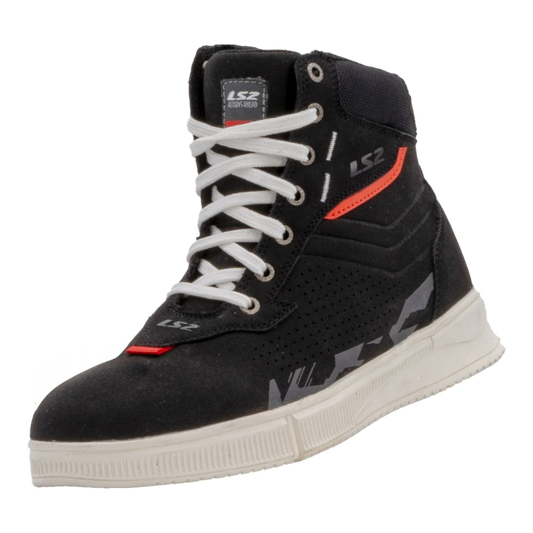 LS2 CHROME BOOT - BLACK