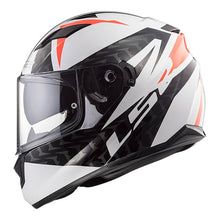 LS2 FF320 STREAM EVO COMMANDER HELMET - WHITE / BLACK / RED