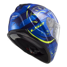 LS2 FF320 STREAM EVO TACHO HELMET - BLUE / HI-VIS