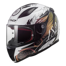 LS2 FF353 RAPID II BOHO HELMET - WHITE / BLACK / PURPLE 06