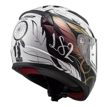 LS2 FF353 RAPID II BOHO HELMET - WHITE / BLACK / PURPLE 06