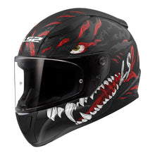 LS2 FF353 RAPID II KAIJU HELMETS - MATTE BLACK / RED / WHITE 06