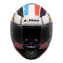 LS2 FF353 RAPID 2 XDRON HELMET - WHITE / HI-VIS ORANGE / BLUE