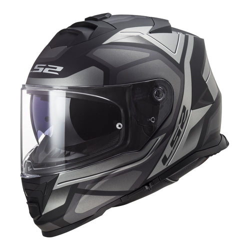 LS2 FF800 STORM II FASTER HELMETS - MATTE TITANIUM 06