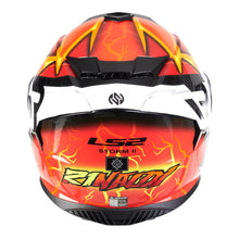 LS2 FF800 STORM II REPLICA RINALDI HELMET - ORANGE 06