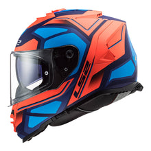 LS2 FF800 STORM FASTER HELMET - MATTE FLURO ORANGE / BLUE